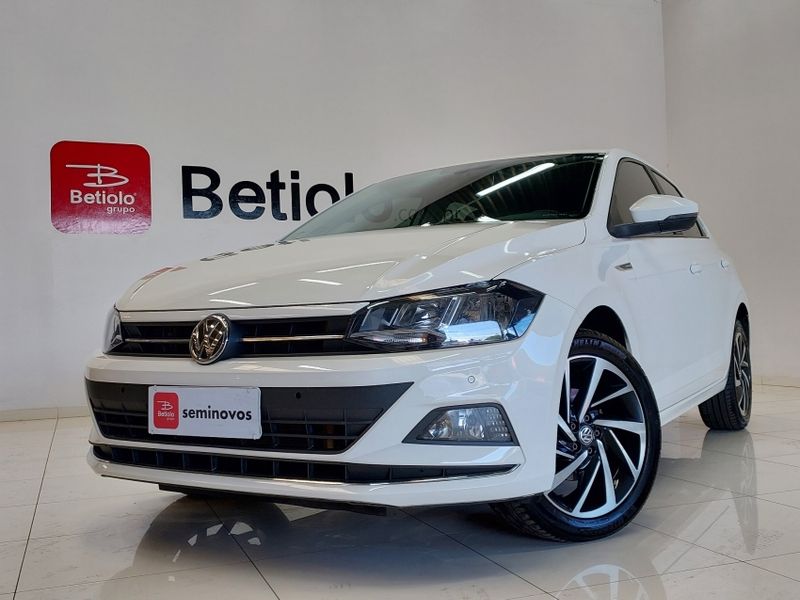 Volkswagen POLO 1.0 200 TSI HIGHLINE AUTOMÁTICO 2021/2021 BETIOLO NOVOS E SEMINOVOS LAJEADO / Carros no Vale