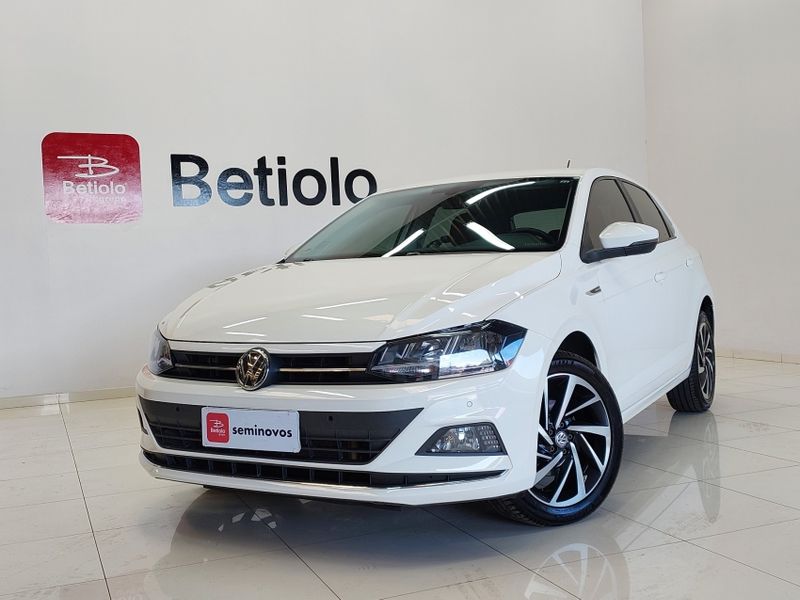 Volkswagen POLO 1.0 200 TSI HIGHLINE AUTOMÁTICO 2021/2021 BETIOLO NOVOS E SEMINOVOS LAJEADO / Carros no Vale