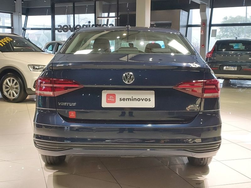 Volkswagen VIRTUS 1.6 MSI TOTAL FLEX AUTOMÁTICO 2018/2019 BETIOLO NOVOS E SEMINOVOS LAJEADO / Carros no Vale