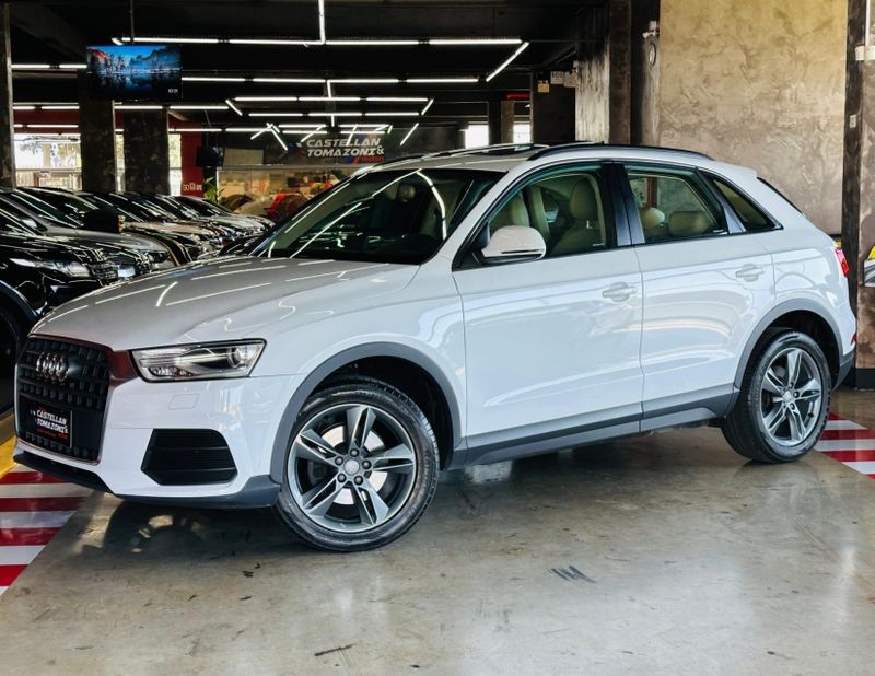 Audi Q3 1.4 TFSI AMBIENTE GASOLINA 4P S TRONIC 2015/2016 CASTELLAN E TOMAZONI MOTORS CAXIAS DO SUL / Carros no Vale