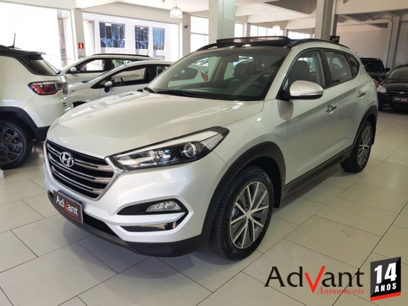 Hyundai TUCSON 1.6 16V T-GDI GASOLINA GLS ECOSHIFT 2017/2018 ADVANT AUTOMÓVEIS CAXIAS DO SUL / Carros no Vale