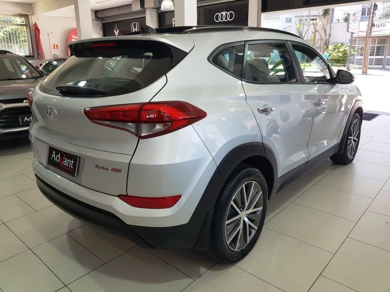 Hyundai TUCSON 1.6 16V T-GDI GASOLINA GLS ECOSHIFT 2017/2018 ADVANT AUTOMÓVEIS CAXIAS DO SUL / Carros no Vale