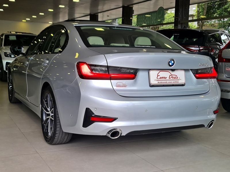 BMW 320i 2.0 16V TURBO GASOLINA SPORT GP AUTOMÁTICO 2020/2021 CARRO DEZ NOVO HAMBURGO / Carros no Vale