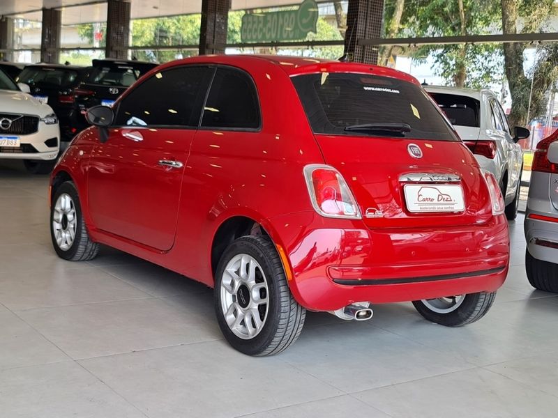 Fiat 500 1.4 CULT 8V FLEX 2P AUTOMATIZADO 2014/2015 CARRO DEZ NOVO HAMBURGO / Carros no Vale