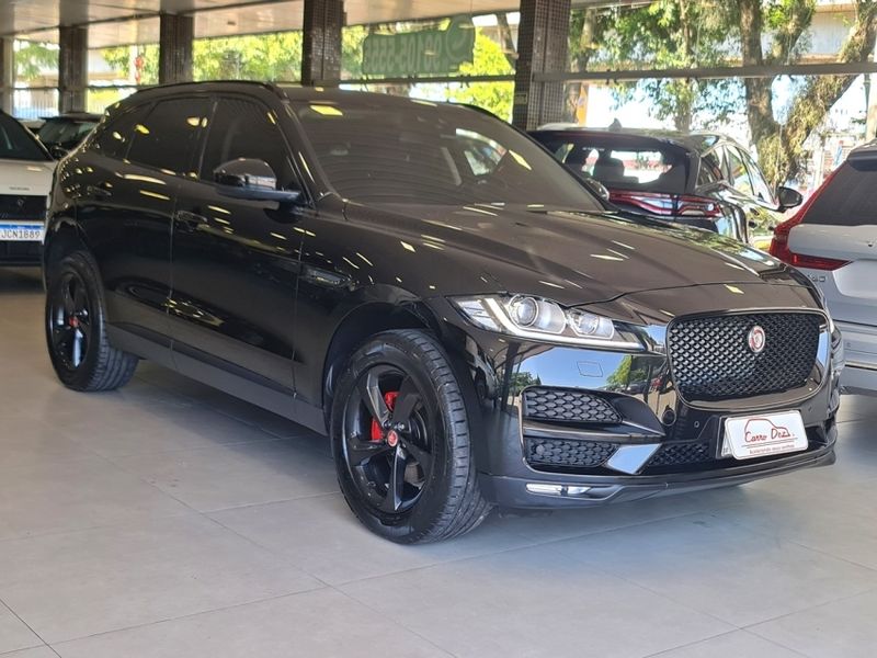 Jaguar F-PACE 2.0 16V TURBO DIESEL PRESTIGE AWD 4P AUTOMÁTICO 2018/2018 CARRO DEZ NOVO HAMBURGO / Carros no Vale