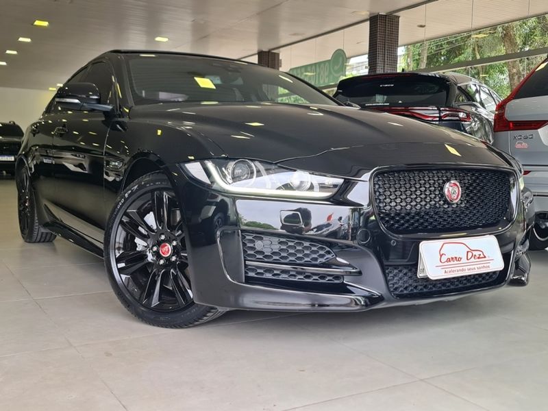 Jaguar XE 2.0 16V SI4 TURBO GASOLINA R-SPORT 4P AUTOMÁTICO 2016/2017 CARRO DEZ NOVO HAMBURGO / Carros no Vale