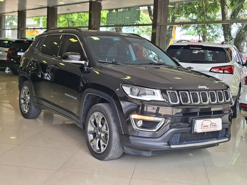 JEEP COMPASS 2.0 16V FLEX LIMITED AUTOMÁTICO 2017/2017 CARRO DEZ NOVO HAMBURGO / Carros no Vale