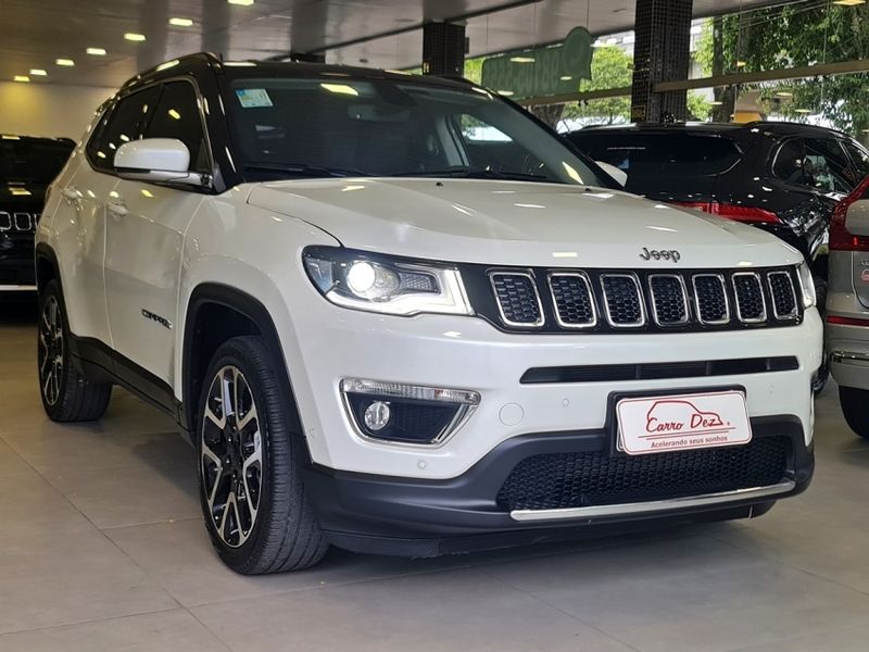 JEEP COMPASS 2.0 16V FLEX LIMITED AUTOMÁTICO 2020/2020 CARRO DEZ NOVO HAMBURGO / Carros no Vale