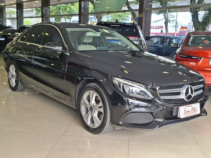 Mercedes-Benz C 180 1.6 CGI FLEX AVANTGARDE 9G-TRONIC 2018/2018 CARRO DEZ NOVO HAMBURGO / Carros no Vale