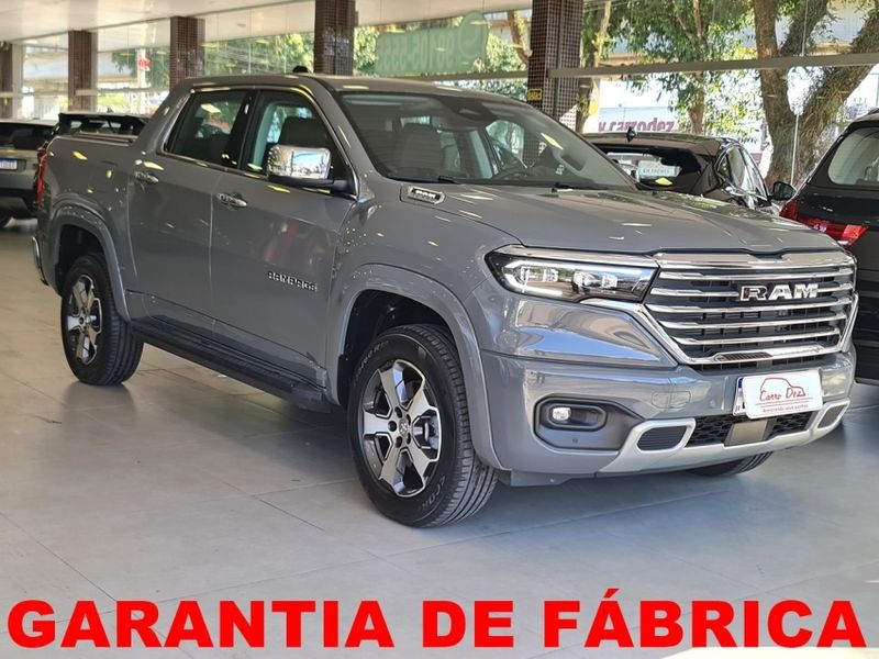 Ram RAMPAGE 2.0 HURRICANE 4 TURBO GASOLINA LARAMIE 4X4 AUTOMÁTICO 2023/2024 CARRO DEZ NOVO HAMBURGO / Carros no Vale