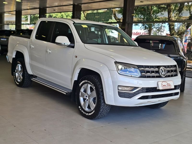 Volkswagen AMAROK 2.0 HIGHLINE 4X4 CD 16V TURBO INTERCOOLER DIESEL 4P AUTOMÁTICO 2019/2019 CARRO DEZ NOVO HAMBURGO / Carros no Vale