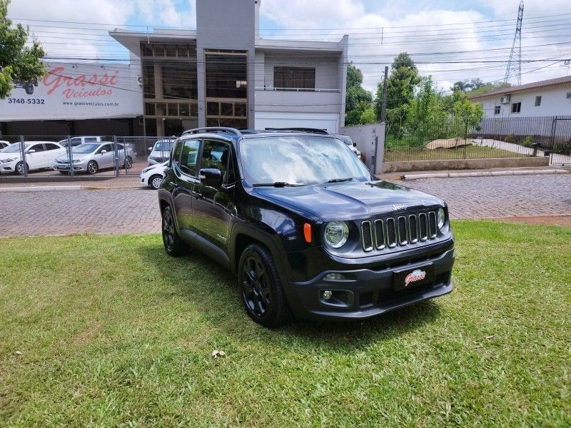 Jeep RENEGADE LONGITUDE 1.8 2018 GRASSI VEÍCULOS LAJEADO / Carros no Vale