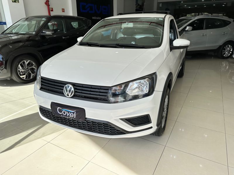 Volkswagen Saveiro 1.6 Trendline Mbvs 2020/2021 COVEL VEICULOS ENCANTADO / Carros no Vale