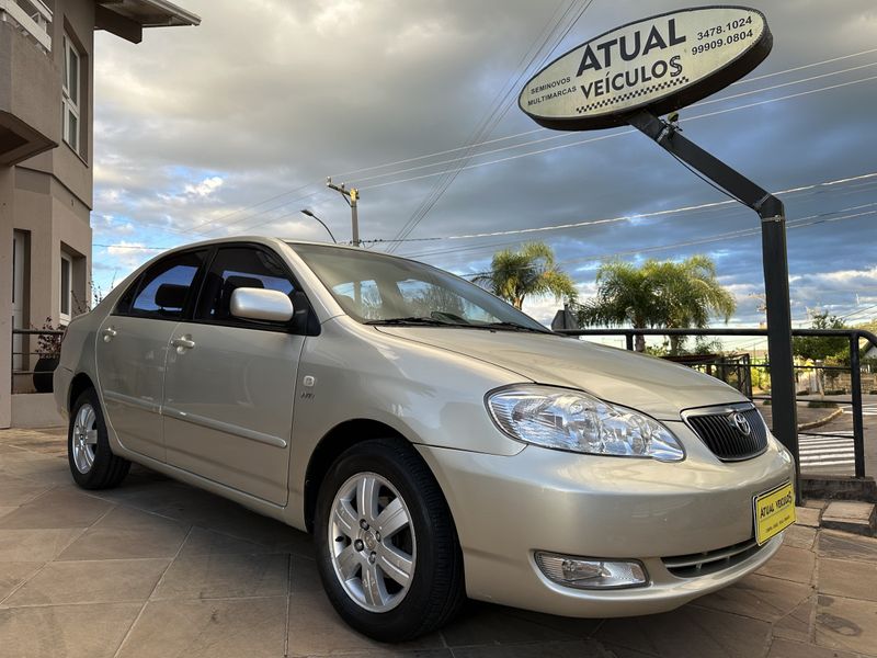 Toyota Corolla SE-G 1.8/ 16V 2005/2005 ATUAL VEÍCULOS VISTA ALEGRE DO PRATA / Carros no Vale