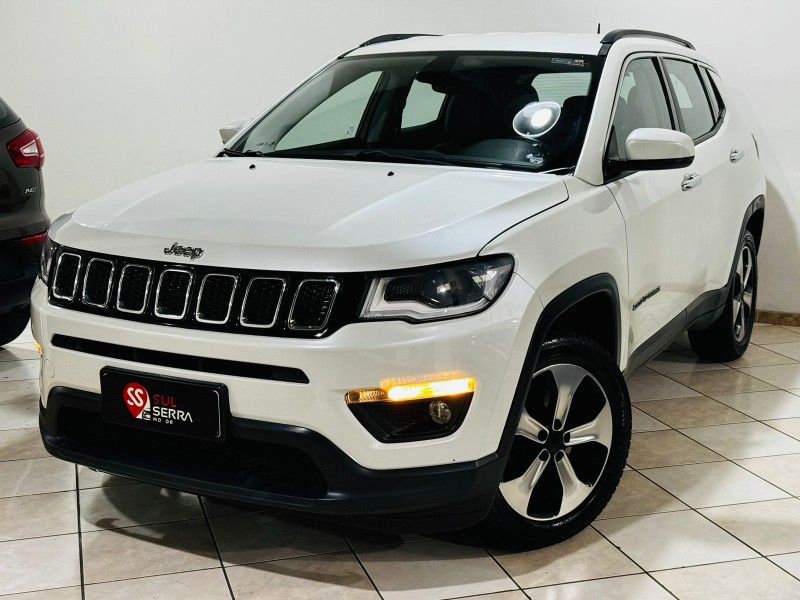 JEEP COMPASS 2.0 16V LONGITUDE 2017/2017 SUL SERRA MOTORS CAXIAS DO SUL / Carros no Vale