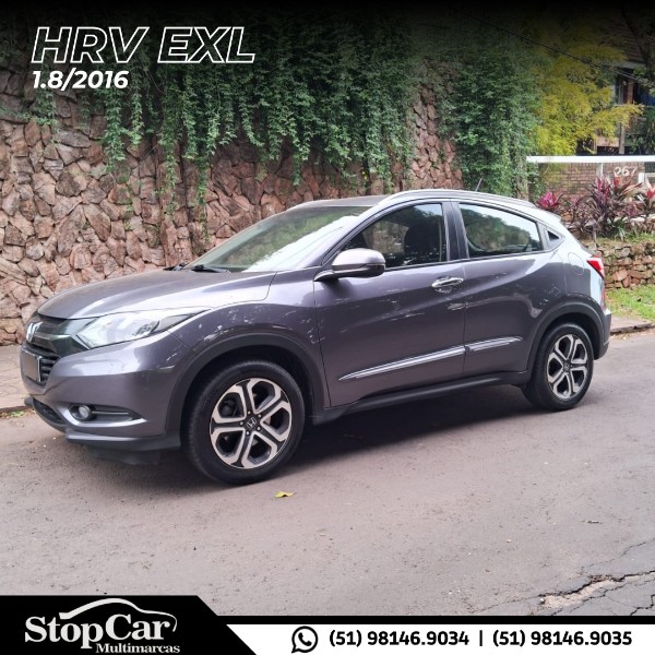 HONDA HR-V 1.8 EXL 2016/2016 STOPCAR MULTIMARCAS ESTRELA / Carros no Vale