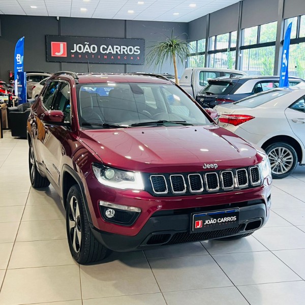 JEEP COMPASS 2.0 LONGITUDE 4X4 2018/2018 JOÃO CARROS MULTIMARCAS GUAPORÉ / Carros no Vale