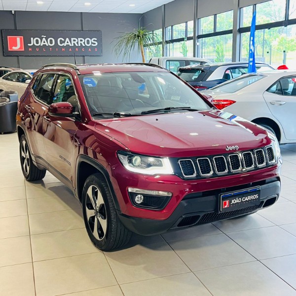 JEEP COMPASS 2.0 LONGITUDE 4X4 2018/2018 JOÃO CARROS MULTIMARCAS GUAPORÉ / Carros no Vale