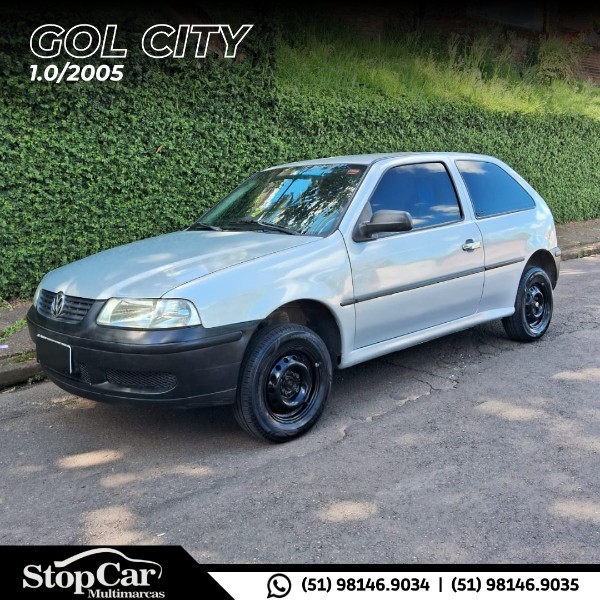 VOLKSWAGEN GOL CITY (TREND) 1.0 MI TOTAL FLEX 8V 2P 2005/2005 STOPCAR MULTIMARCAS ESTRELA / Carros no Vale