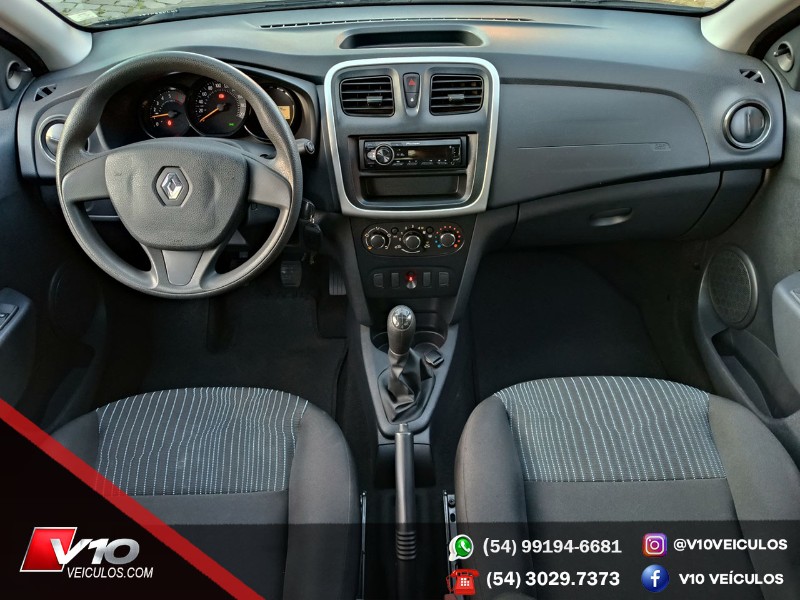 RENAULT SANDERO 1.0 12V SCE FLEX AUTHENTIQUE MANUAL 2018/2019 V10 VEÍCULOS CAXIAS DO SUL / Carros no Vale