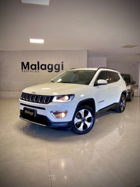 JEEP COMPASS 2.0 16V FLEX LONGITUDE AUTOMÁTICO 2017/2017 MALAGGI VEÍCULOS ENCANTADO / Carros no Vale