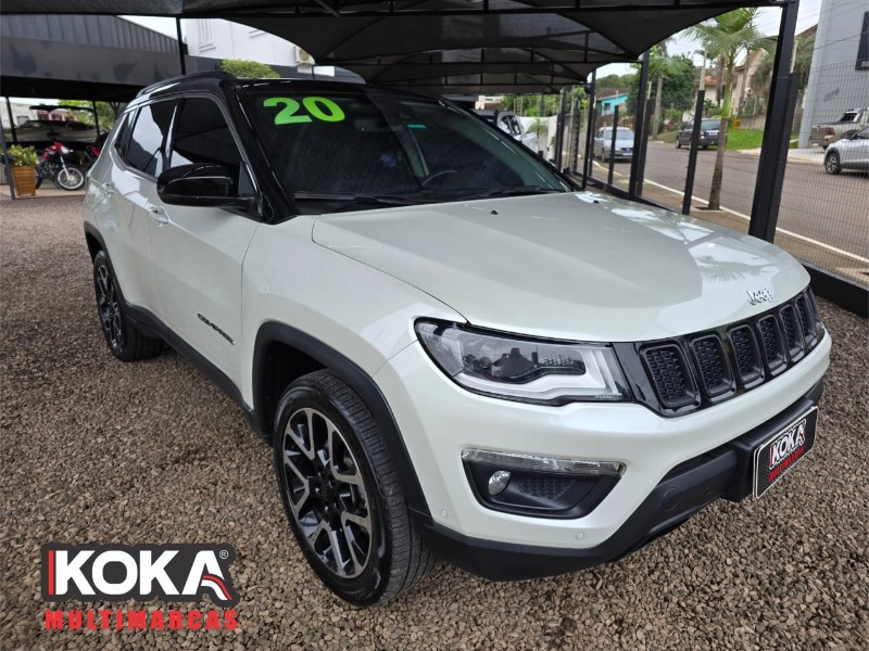 JEEP COMPASS 2.0 16V DIESEL LIMITED 4X4 AUTOMÁTICO 2020/2020 KOKA MULTIMARCAS | PRAMOTO ESTRELA / Carros no Vale