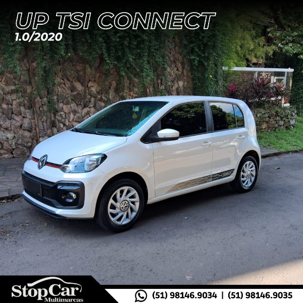 VOLKSWAGEN UP! 1.0 TSI CONNECT 2020/2020 STOPCAR MULTIMARCAS ESTRELA / Carros no Vale