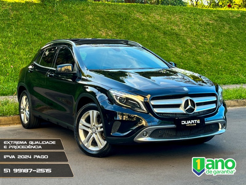 MERCEDES-BENZ GLA 200 ENDURO 1.6 CGI 16V TURBO FLEX 4P 2016/2017 DUARTE VEÍCULOS PORTO ALEGRE / Carros no Vale