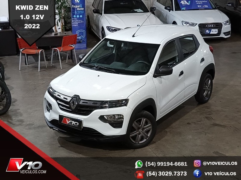 RENAULT KWID ZEN 1.0 FLEX 12V 5P MEC. 2021/2022 V10 VEÍCULOS CAXIAS DO SUL / Carros no Vale