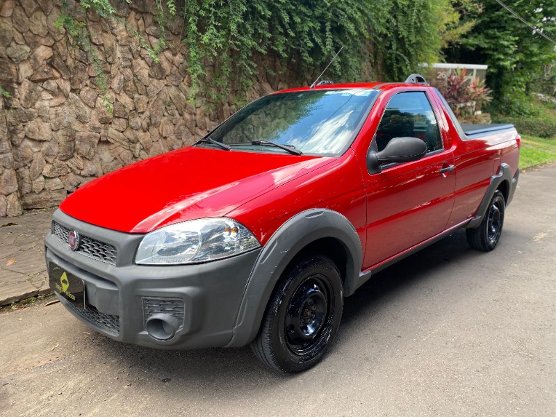 FIAT STRADA WORKING HARD 1.4 FIRE FLEX 8V CS 2018/2019 ESTAÇÃO DO CARRO ESTRELA / Carros no Vale