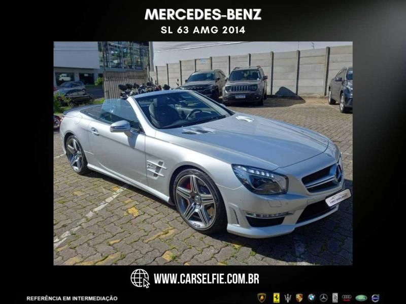 MERCEDES-BENZ SL 63 AMG 5.5 ROADSTER V8 BI-TURBO GASOLINA 2P AUTOMÁTICO 2013/2014 FÁBIO BERNARDES PORTO ALEGRE / Carros no Vale