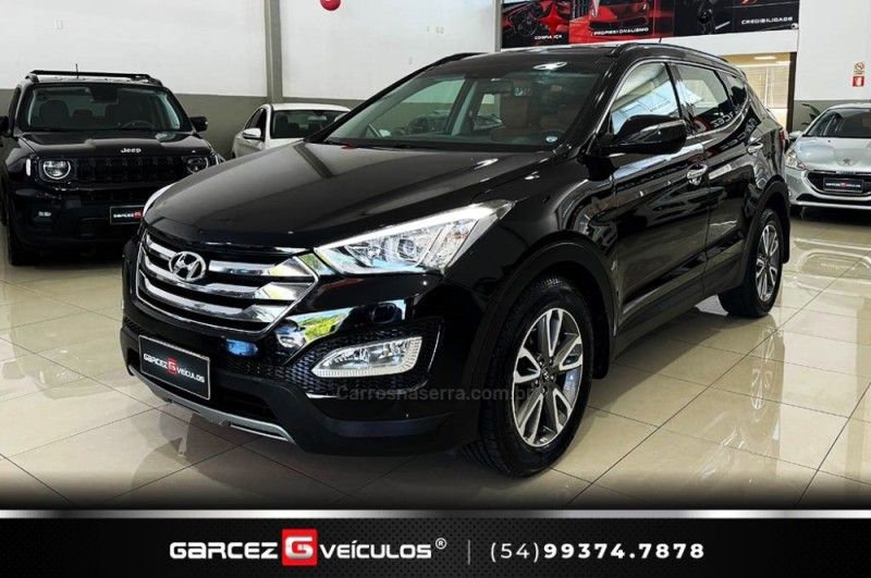 HYUNDAI SANTA FÉ 3.3 MPFI 4X4 7 LUGARES V6 270CV 2013/2014 GARCEZ VEÍCULOS BENTO GONÇALVES / Carros no Vale