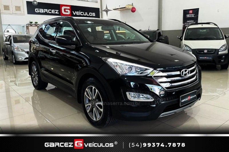 HYUNDAI SANTA FÉ 3.3 MPFI 4X4 7 LUGARES V6 270CV 2013/2014 GARCEZ VEÍCULOS BENTO GONÇALVES / Carros no Vale