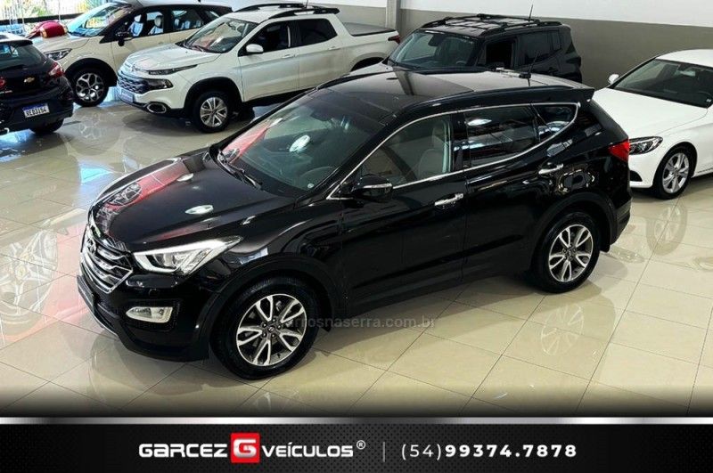 HYUNDAI SANTA FÉ 3.3 MPFI 4X4 7 LUGARES V6 270CV 2013/2014 GARCEZ VEÍCULOS BENTO GONÇALVES / Carros no Vale