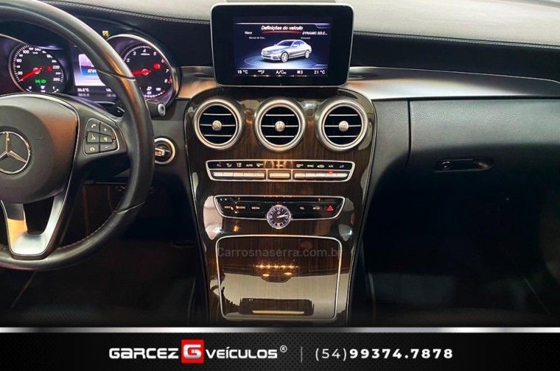 MERCEDES-BENZ C 180 1.6 CGI EXCLUSIVE 16V TURBO 2015/2016 GARCEZ VEÍCULOS BENTO GONÇALVES / Carros no Vale