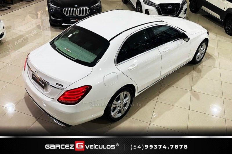 MERCEDES-BENZ C 180 1.6 CGI EXCLUSIVE 16V TURBO 2015/2016 GARCEZ VEÍCULOS BENTO GONÇALVES / Carros no Vale