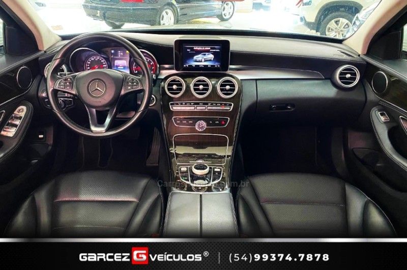 MERCEDES-BENZ C 180 1.6 CGI EXCLUSIVE 16V TURBO 2015/2016 GARCEZ VEÍCULOS BENTO GONÇALVES / Carros no Vale