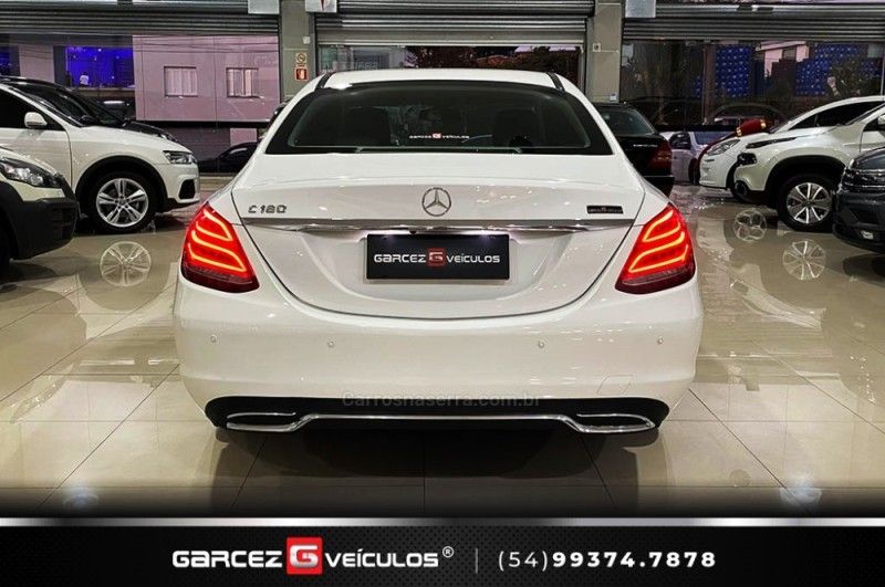 MERCEDES-BENZ C 180 1.6 CGI EXCLUSIVE 16V TURBO 2015/2016 GARCEZ VEÍCULOS BENTO GONÇALVES / Carros no Vale