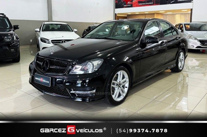 MERCEDES-BENZ C 180 1.6 CGI SPORT 16V TURBO 2013/2014 GARCEZ VEÍCULOS BENTO GONÇALVES / Carros no Vale