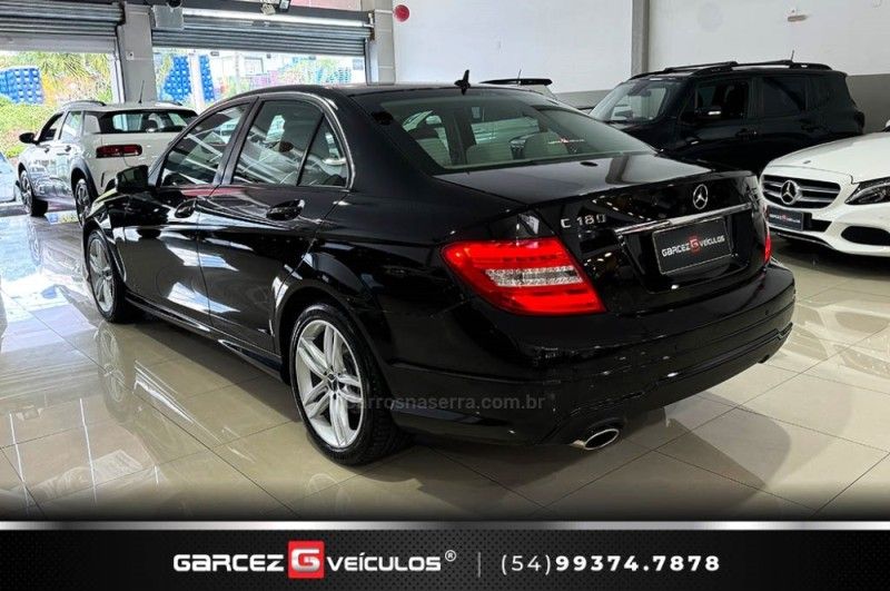 MERCEDES-BENZ C 180 1.6 CGI SPORT 16V TURBO 2013/2014 GARCEZ VEÍCULOS BENTO GONÇALVES / Carros no Vale