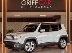 JEEP RENEGADE 1.8 16V LIMITED 2017/2018 GRIFFCAR MULTIMARCAS DOIS IRMÃOS / Carros no Vale