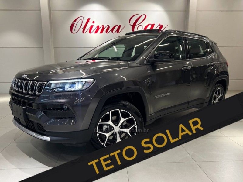 JEEP COMPASS 1.3 LONGITUDE T270 16V TURBO 2024/2025 ÓTIMA CAR FLORES DA CUNHA / Carros no Vale