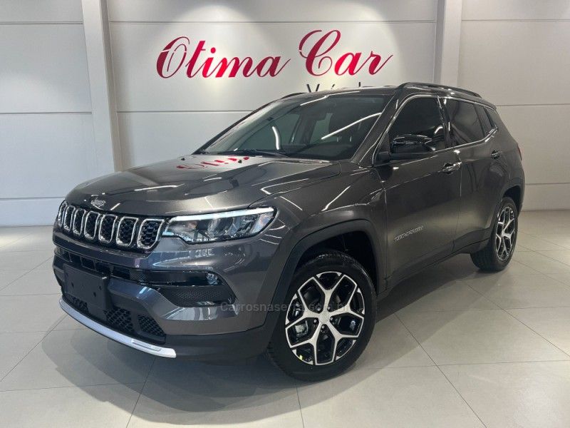 JEEP COMPASS 1.3 LONGITUDE T270 16V TURBO 2024/2025 ÓTIMA CAR FLORES DA CUNHA / Carros no Vale