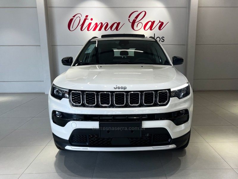 JEEP COMPASS 1.3 LONGITUDE T270 16V TURBO 2024/2025 ÓTIMA CAR FLORES DA CUNHA / Carros no Vale