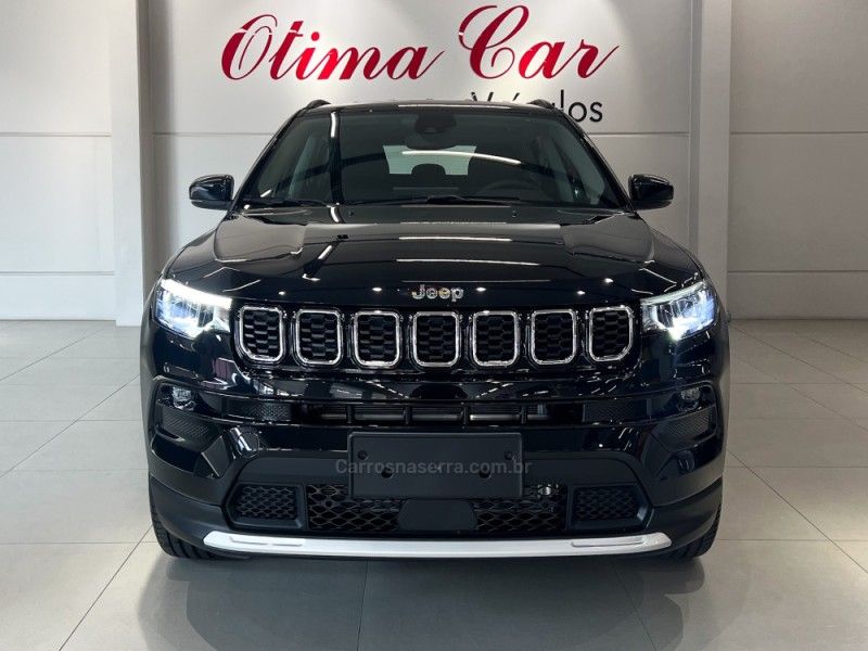 JEEP COMPASS 1.3 LONGITUDE T270 16V TURBO 2024/2025 ÓTIMA CAR FLORES DA CUNHA / Carros no Vale