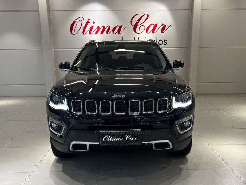 JEEP COMPASS 2.0 16V LIMITED 4X4 2018/2019 ÓTIMA CAR FLORES DA CUNHA / Carros no Vale