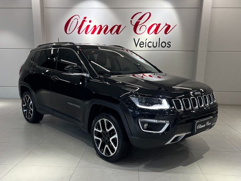 JEEP COMPASS 2.0 16V LIMITED 4X4 2018/2019 ÓTIMA CAR FLORES DA CUNHA / Carros no Vale