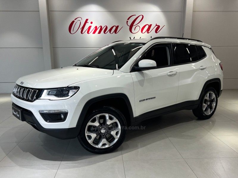 JEEP COMPASS 2.0 16V LONGITUDE 4X4 2019/2019 ÓTIMA CAR FLORES DA CUNHA / Carros no Vale