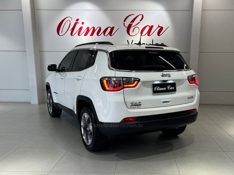 JEEP COMPASS 2.0 16V LONGITUDE 4X4 2019/2019 ÓTIMA CAR FLORES DA CUNHA / Carros no Vale