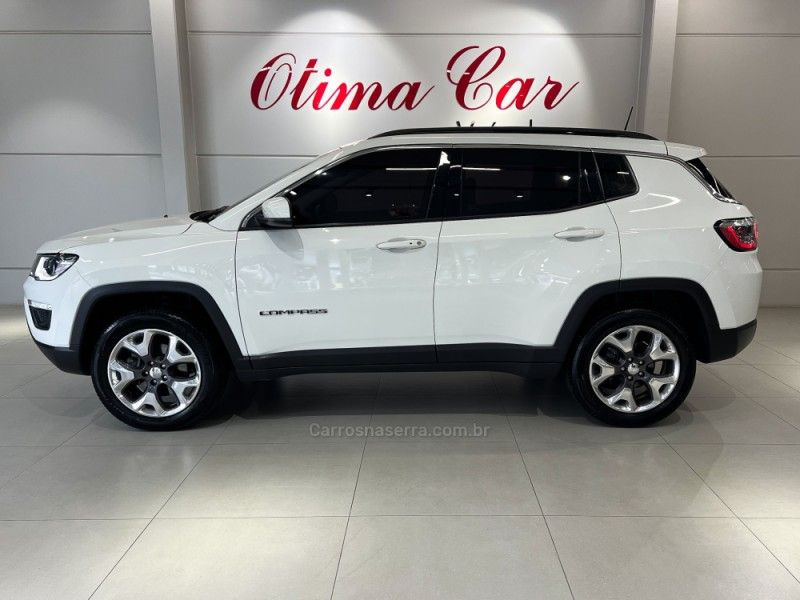 JEEP COMPASS 2.0 16V LONGITUDE 4X4 2019/2019 ÓTIMA CAR FLORES DA CUNHA / Carros no Vale